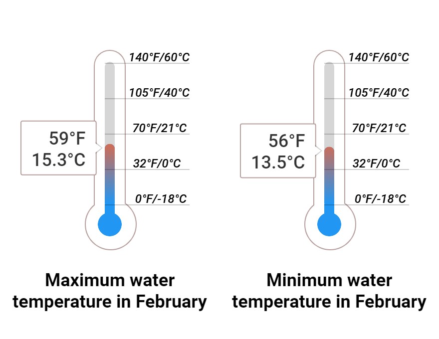 Average Sea temperature